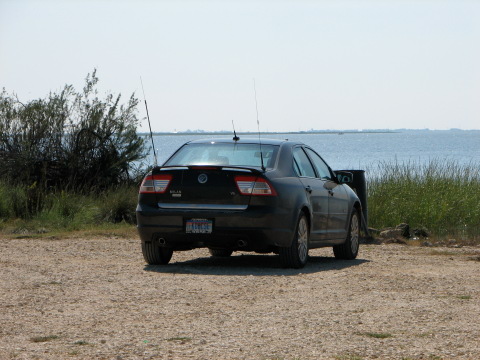 My car showing my antennas