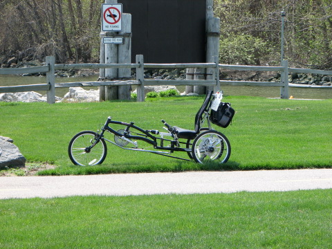 My recumbent trike, a Sun EZ-3 USX