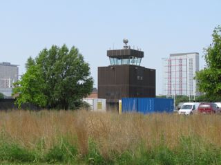 the old control tower for Meigs Field