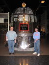 Roger and his uncle Bill at the Museum