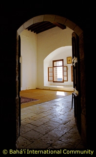 Entrance to the Cell of Bah'u'llh