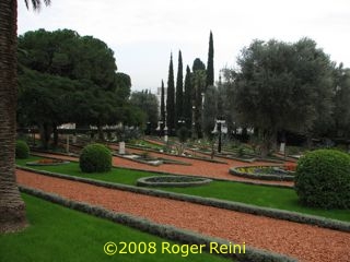 Gardens near the Haifa Pilgrim House