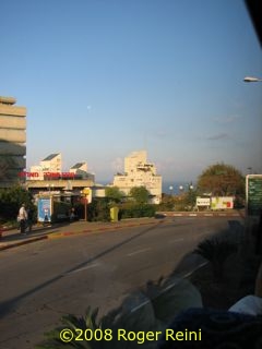 Small strip mall in western Haifa