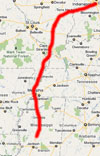 Day 2, Indianapolis to Canton, Mississippi