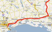 Through Texas and Louisiana Nassau Bay to Natchez